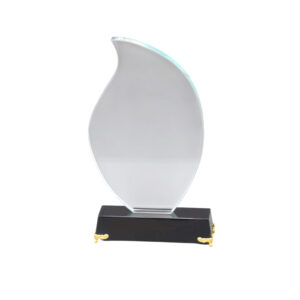 trophée en verre personnalisable