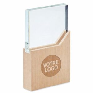Trophées cristal et bois