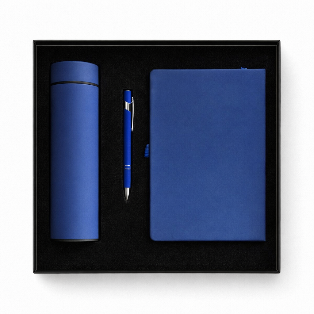 Coffret 3 pcs Gourde stylo et Notebook