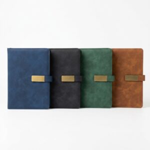 Notebook avec plaque métallique