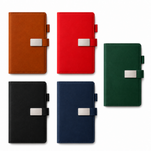 Carnet notebook A5 premium avec porte stylo intégré