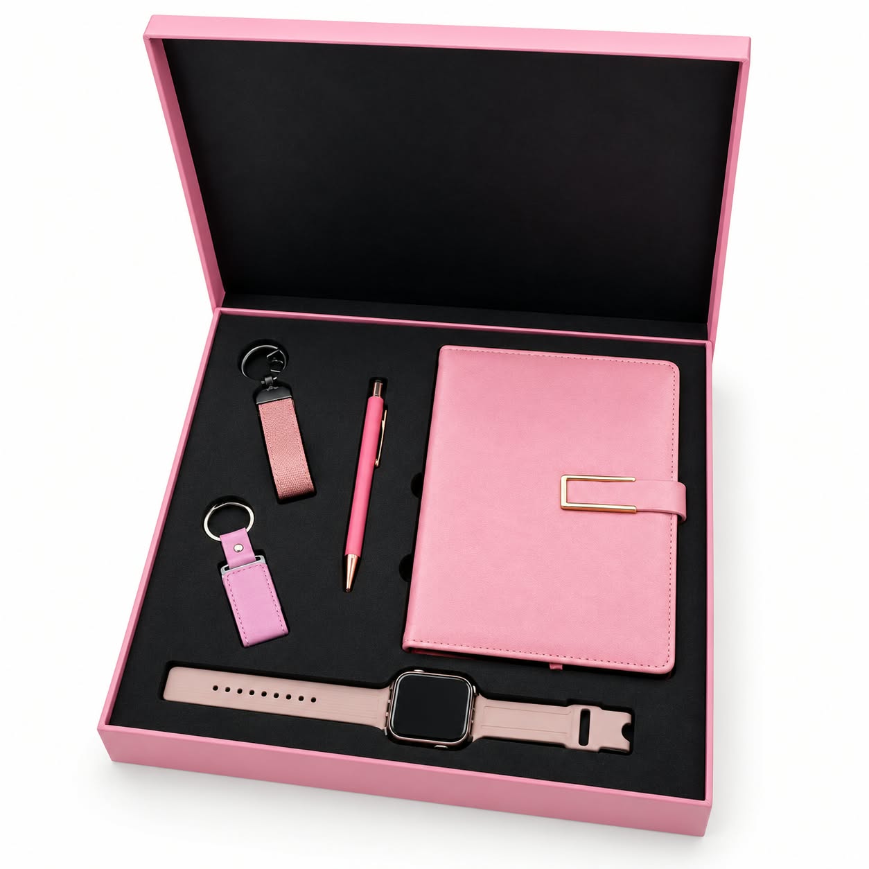 🌸Coffret Pink watch pour femme